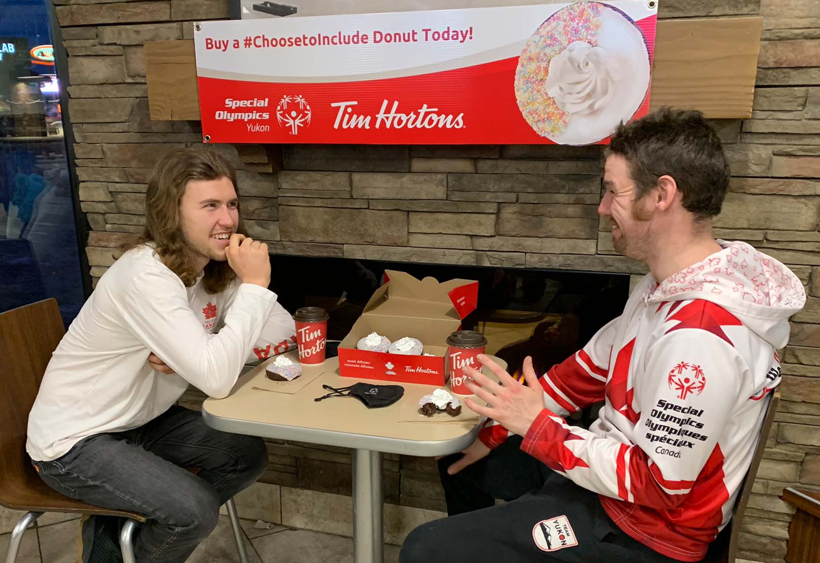 #ChoosetoInclude Donuts at Tim Hortons