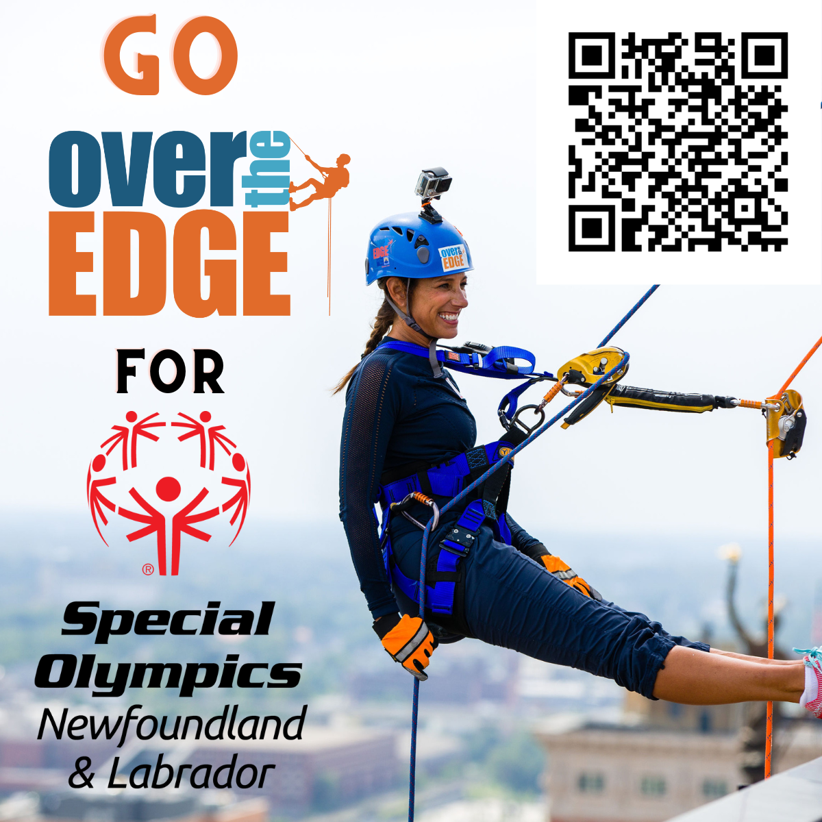 Go "OVER THE EDGE" to support Special Olympics NL! 